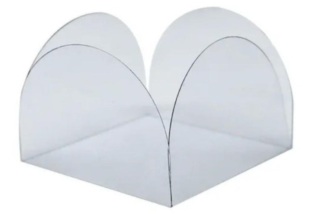 PORTA BOMBOM DE ACETATO MINI INCOLOR C/40UN