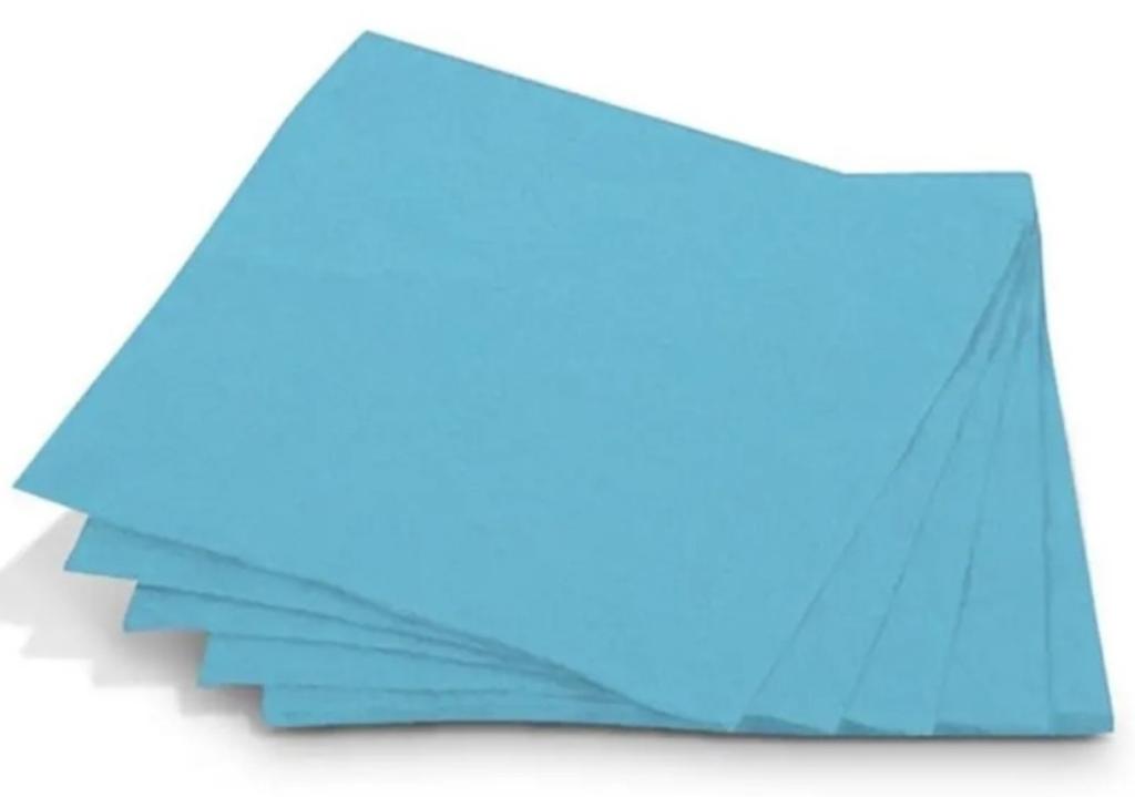 GUARDANAPO PREMIUM LISO AZUL CLARO C/40UN