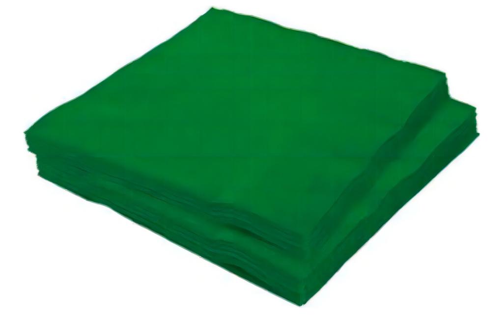 GUARDANAPO PREMIUM LISO VERDE BANDEIRA C/40UN