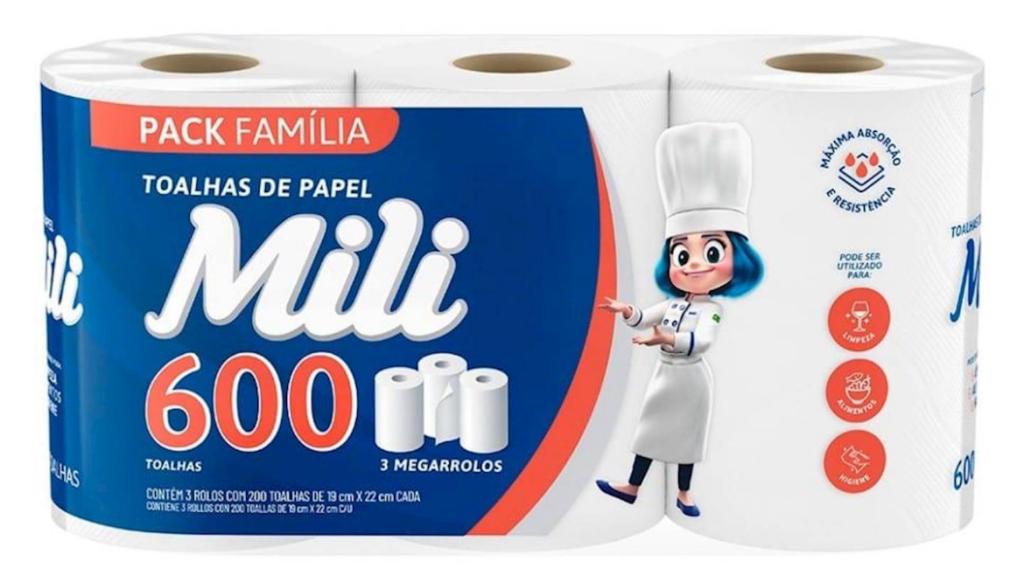 TOALHA PAPEL MILI PC/03X200FLS