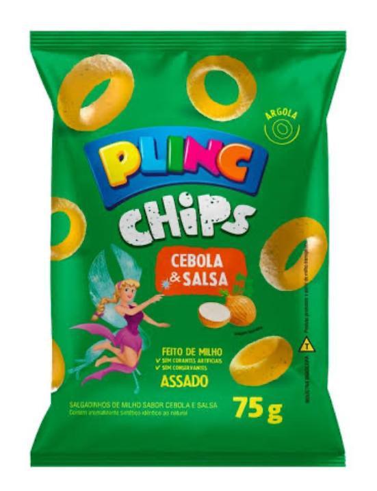 CHIPS PLINC CEBOLA E SALSA 75G FD/10UN