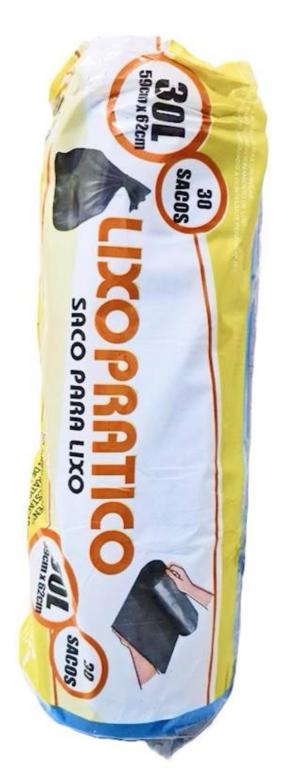 SACO DE LIXO IMPLAST ROLO AZUL 30LTS C/30UN