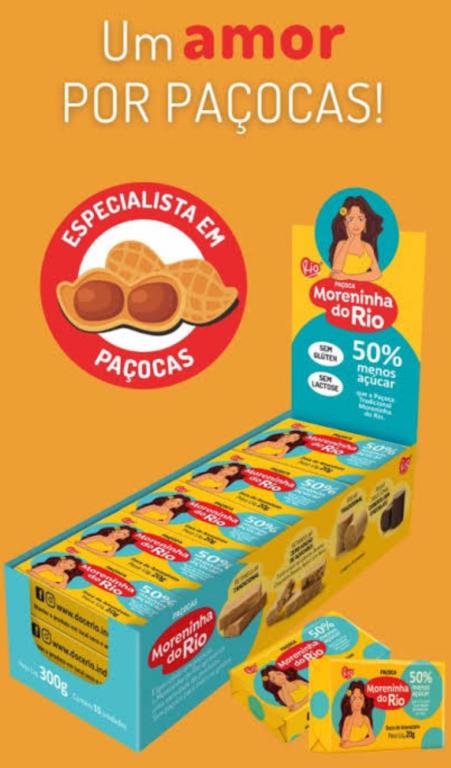 PACOCA MORENINHA DO RIO 50% MENOS ACUCAR DP/15UN