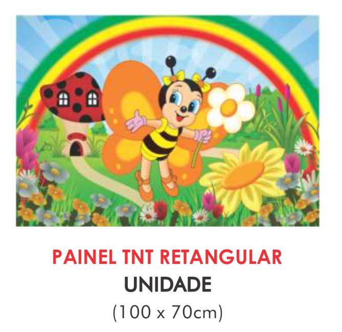 PAINEL TNT DUPLO RETANGULAR JARDIM ENCANTADO 70X100CM