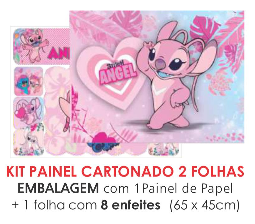 PAINEL ECONOMICO 2 FOLHAS STITCH ANGEL
