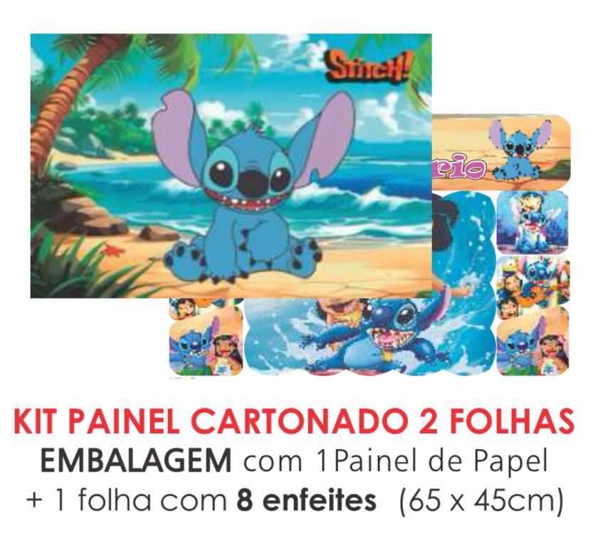 PAINEL ECONOMICO 2 FOLHAS STITCH