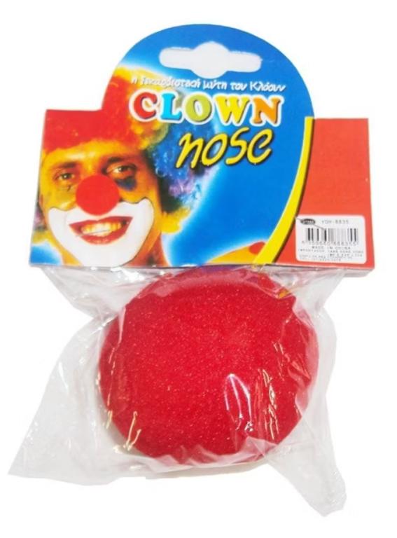 NARIZ DE PALHACO DE ESPUMA