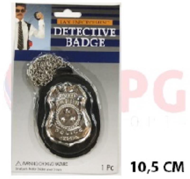 DISTINTIVO DETETIVE POLICIAL 10,5CM