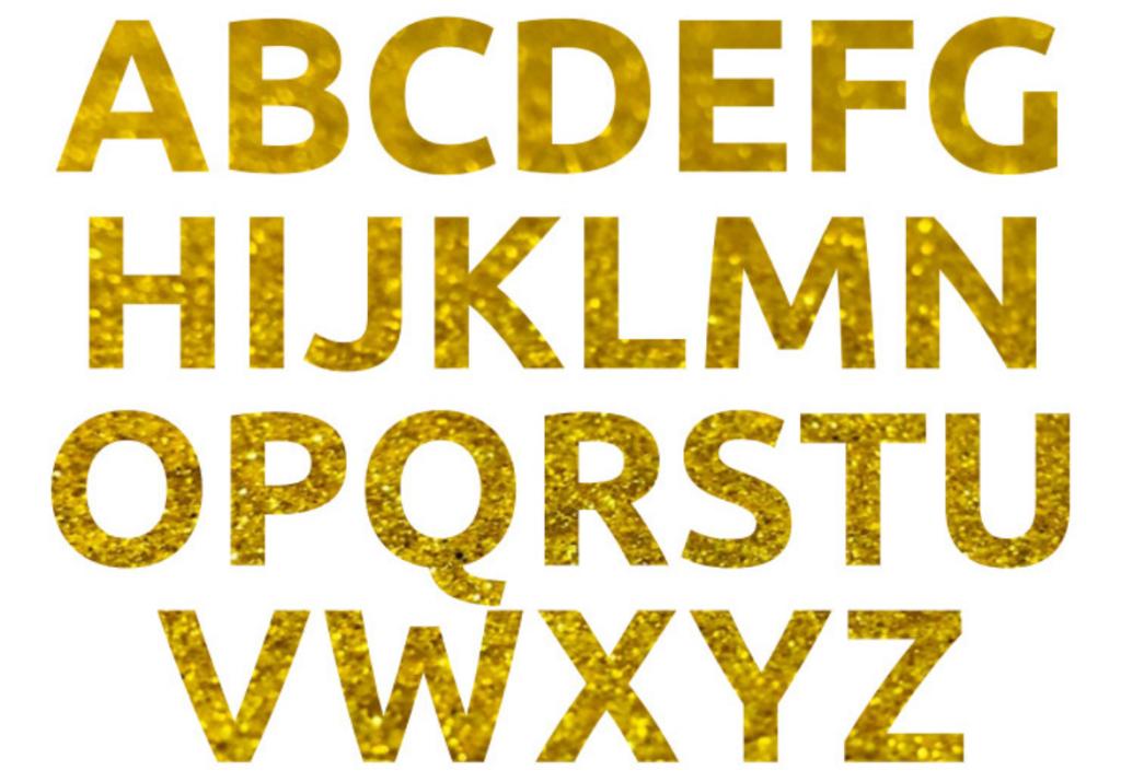 LETRA DE E.V.A DOURADA (H)