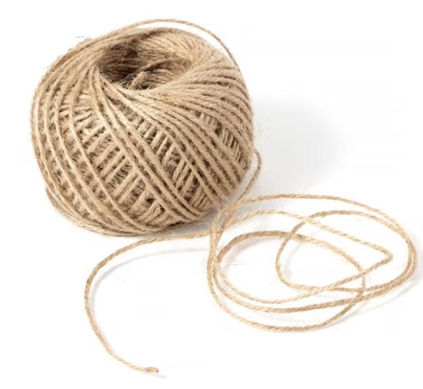 CORDAO DE JUTA MARROM 2mm X 50MT