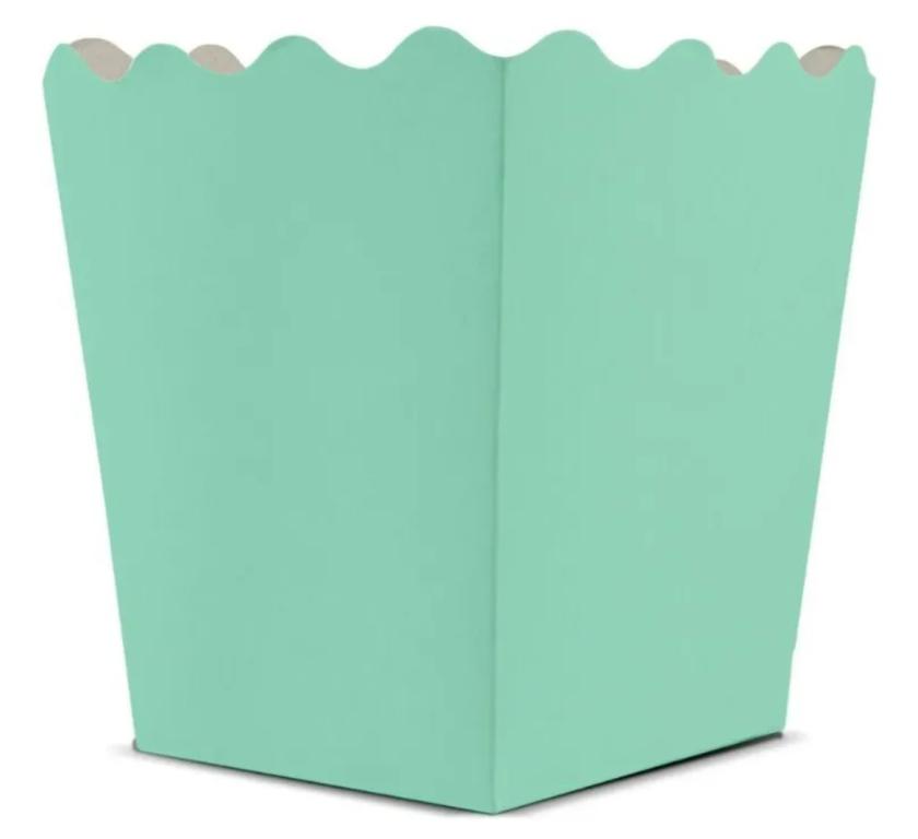 CACHEPOT PAPEL PEQUENO 9X9 VERDE CANDY C/10UN