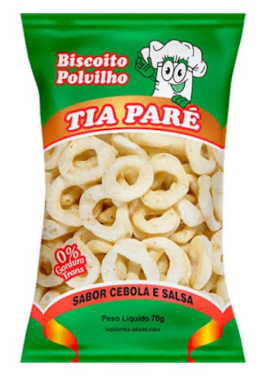 BISCOITO DE POLVILHO TIA PARE CEBOLA E SALSA 80G