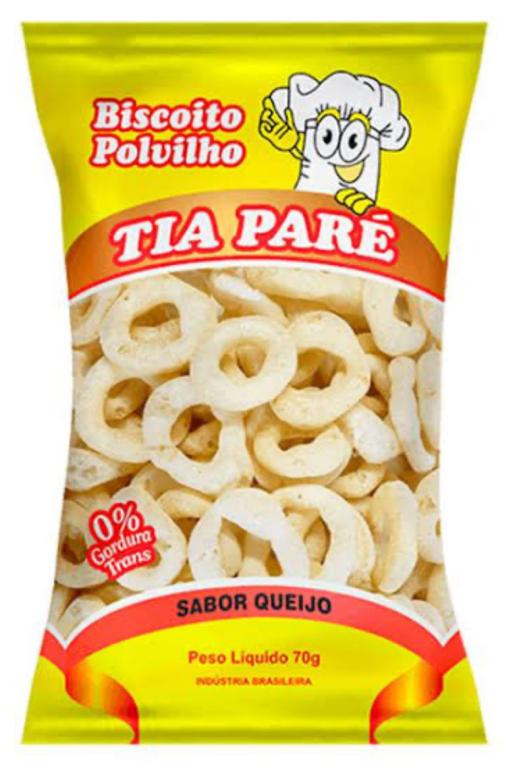 BISCOITO DE POLVILHO TIA PARE QUEIJO 80G