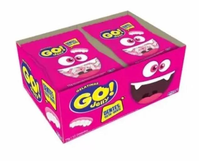 BALA GELATINA GO JELLY MINI DENTADURAS DP/12X15G