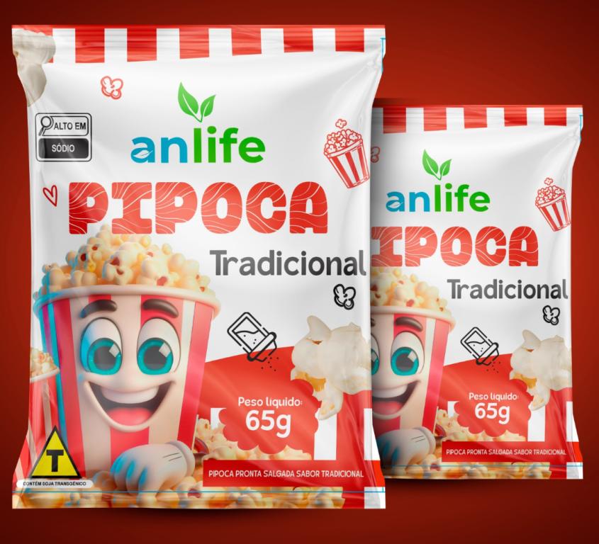 PIPOCA ANLIFE TRADICIONAL 65G C/10UN