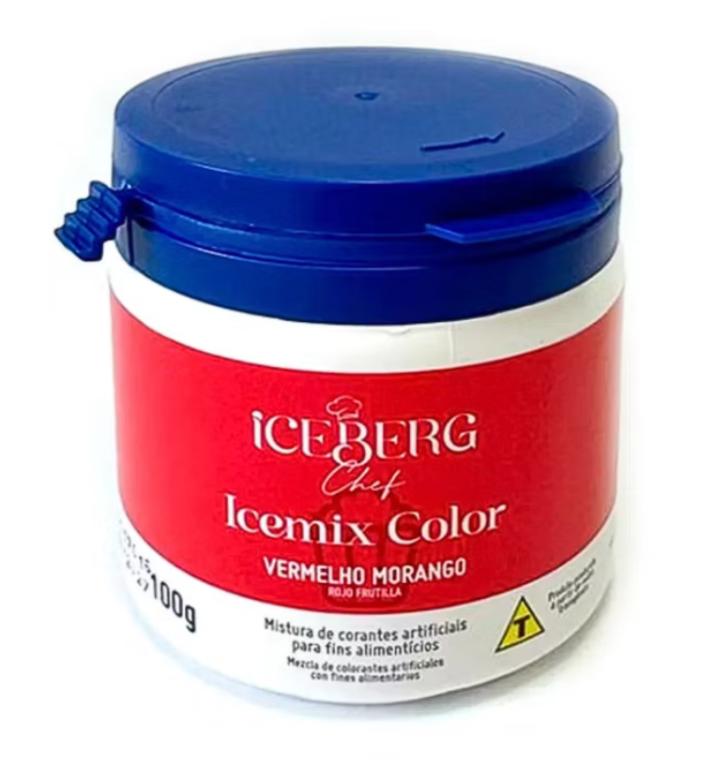 CORANTE EM PÓ ICEBERG VERMELHO 100G