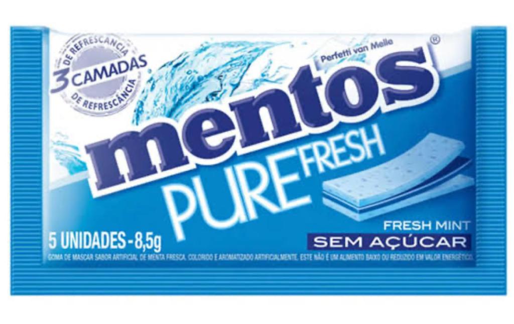 CHICLE MENTOS PURE FRESH MINT 8,5G
