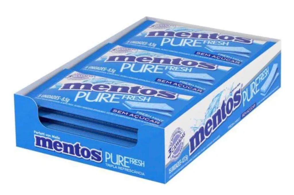 CHICLE MENTOS PURE FRESH MINT 8,5G