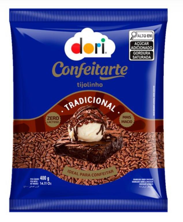 GRANULADO DORI CONFEITARTE GOURMET TIJOLINHO 100GR