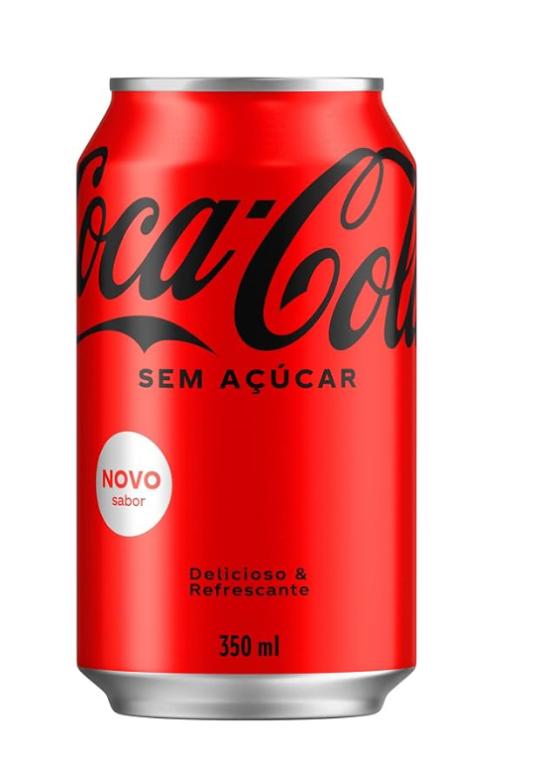 REFRIGERANTE COCA COLA ZERO LATA 350ML
