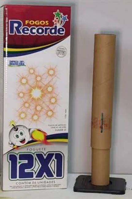 FOGUETE 3 TIROS C/12UN