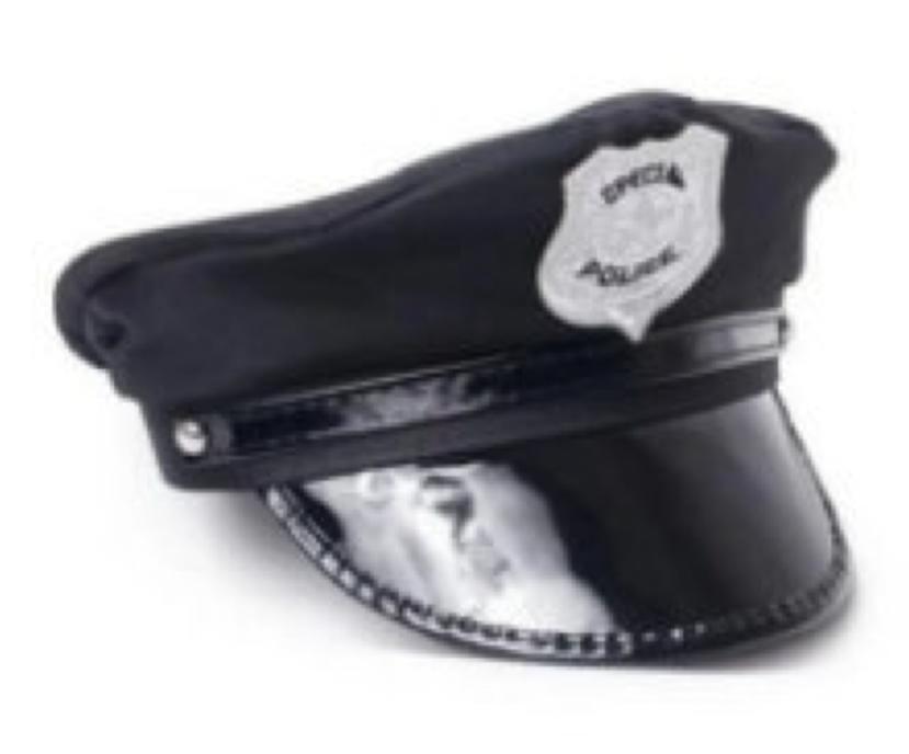 CHAPEU QUEPE POLICIAL PRETO