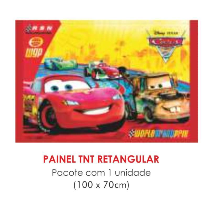 PAINEL TNT DUPLO RETANGULAR CARROS 70X100CM