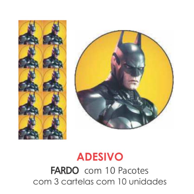 ADESIVO BATMAN C/30UN