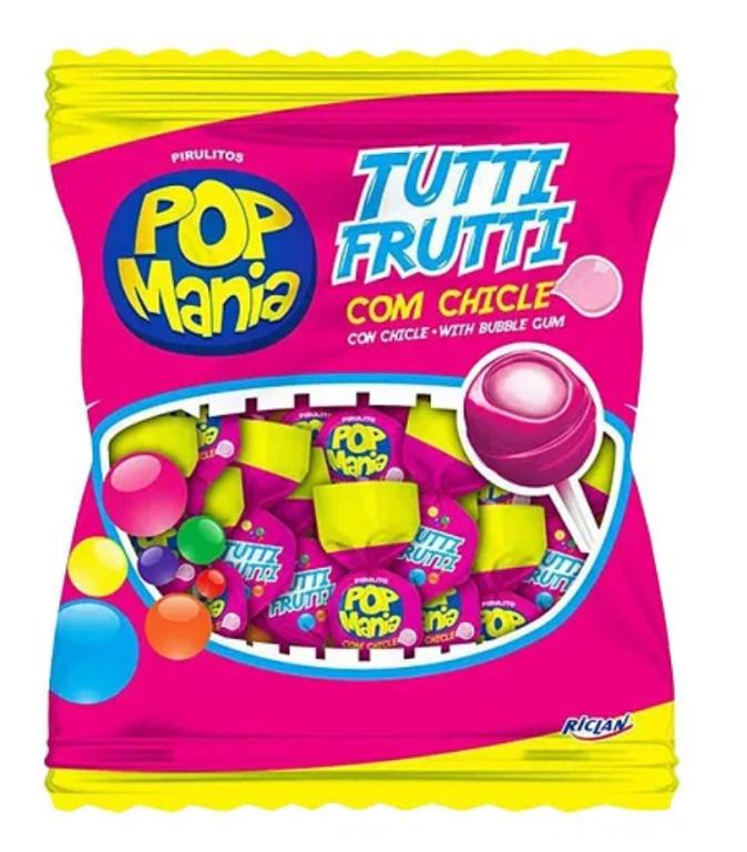 PIRULITO POP MANIA TUTTI FRUTTI 500G