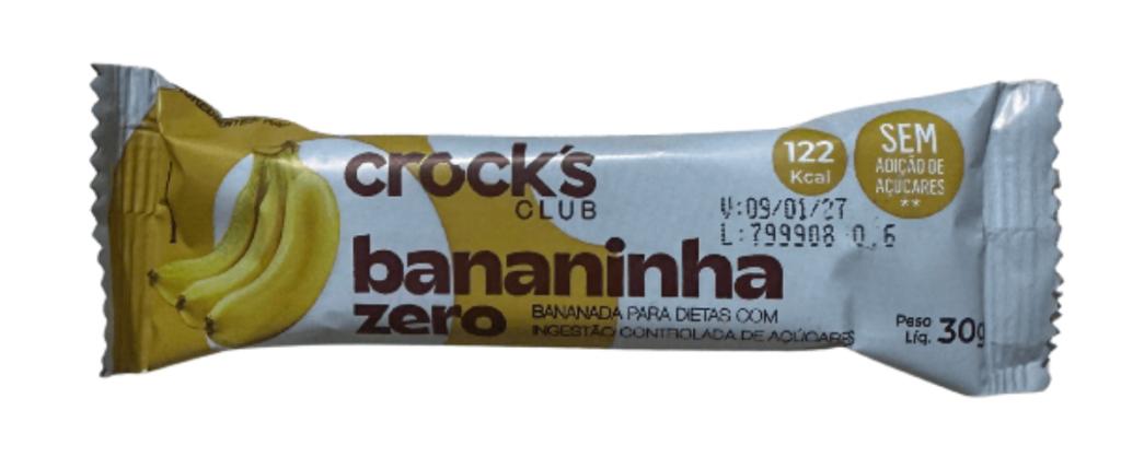 BANANINHA CROCK'S ZERO ADICAO DE ACUCAR 30G