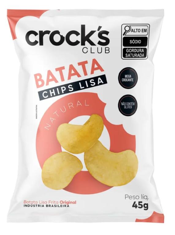 BATATA CROCK S CLUB NATURAL 45G