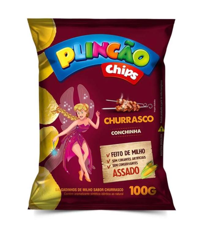 CHIPS PLINCAO CHURRASCO 100G