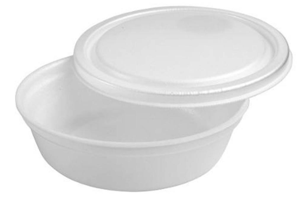 CONJ. MARMITA ISOPOR ULTRA M-50 C/TAMPA 700ML C/10UN