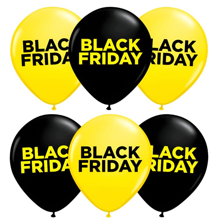 BALAO DECORACAO PIC PIC BLACK FRIDAY N°9 C/25UN