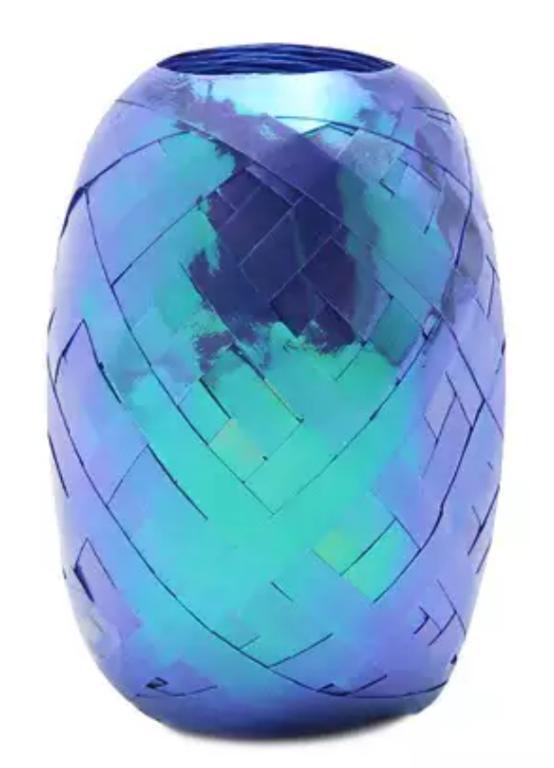 FITILHO PLAST. NACARADO AZUL ESCURO C/50MTS