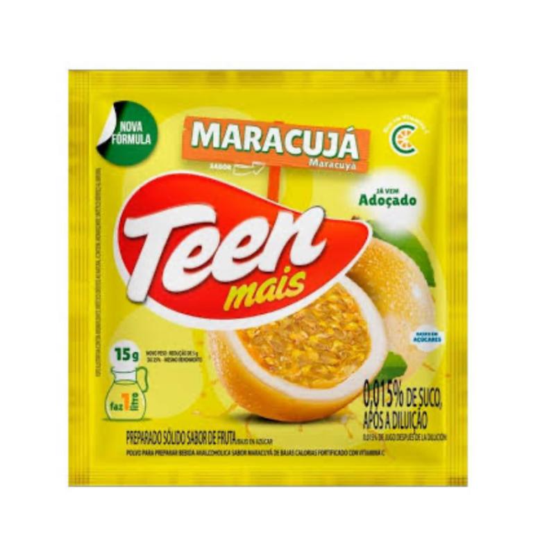 REFRESCO PO TEEN MAIS MARACUJA 15G