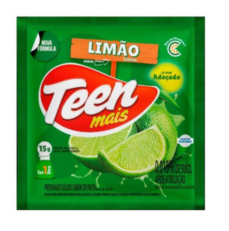 REFRESCO PO TEEN MAIS LIMAO 15G