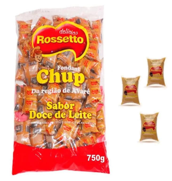 FONDANT CHUP ROSSETTO DOCE DE LEITE 750G C/50UN