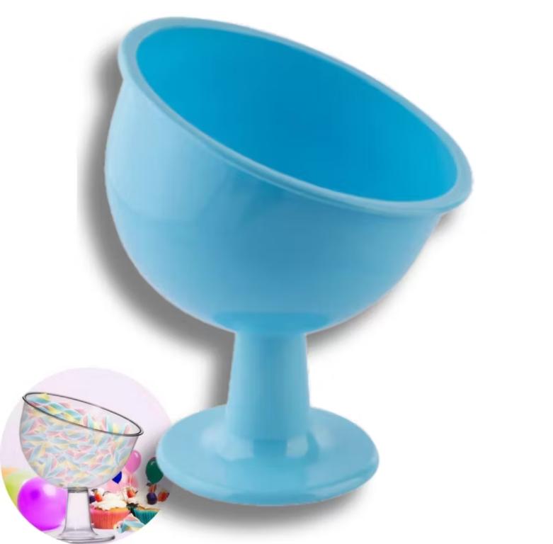 TACA CUPULA INCLINADA ELITE AZUL CLARO 1,1LT