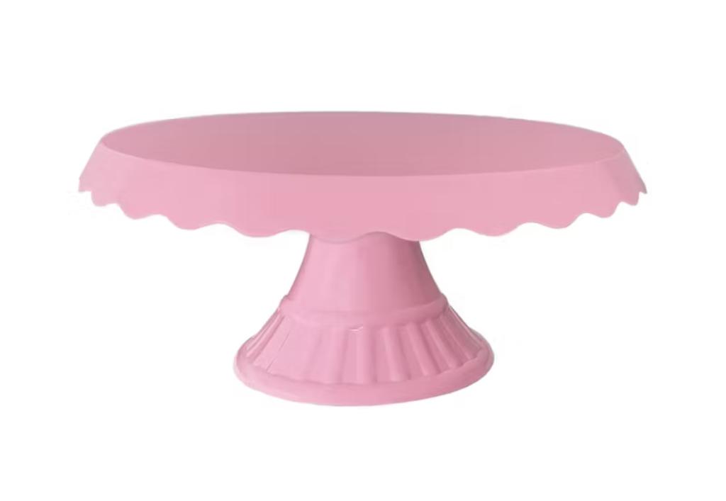 SUPORTE P/ BOLO BOLEIRA ELITE ROSA CLARO 220MM