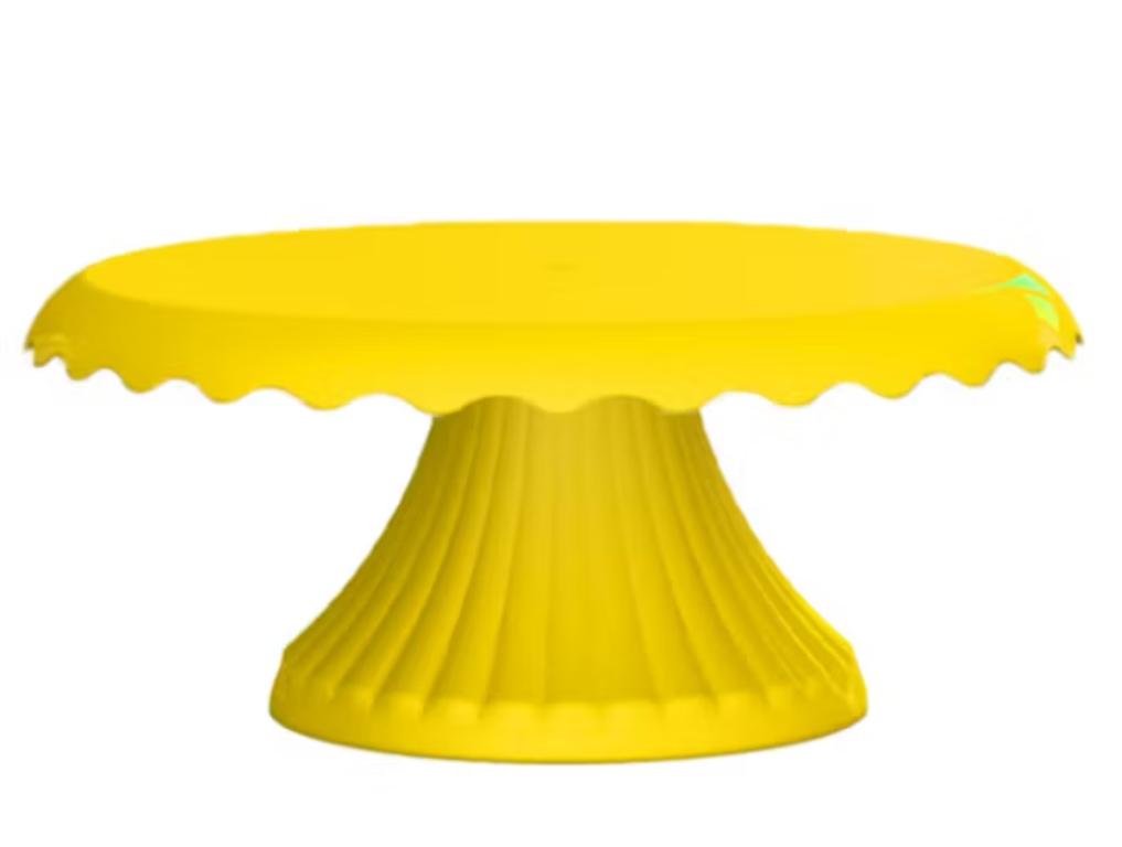 SUPORTE P/ BOLO BOLEIRA ELITE AMARELO 220MM