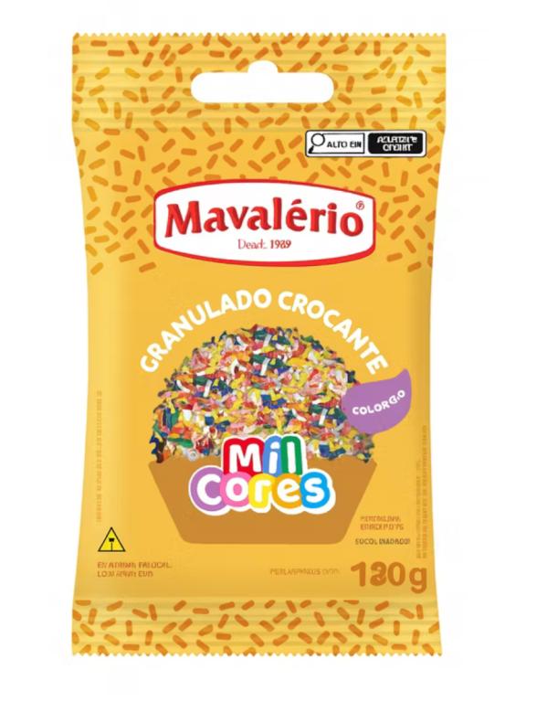 GRANULADO CROCANTE MIL CORES COLORIDO 120G