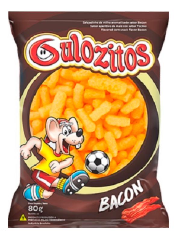 CHIPS GULOZITOS BACON 80G