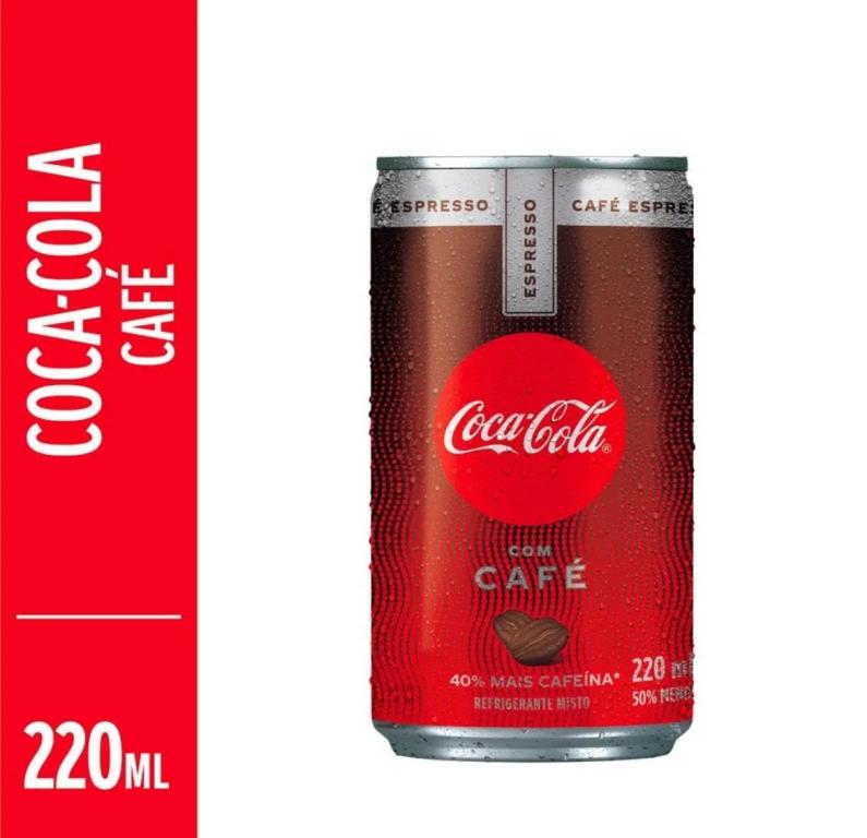 REFRIGERANTE COCA COLA COM CAFE LATA 220ML
