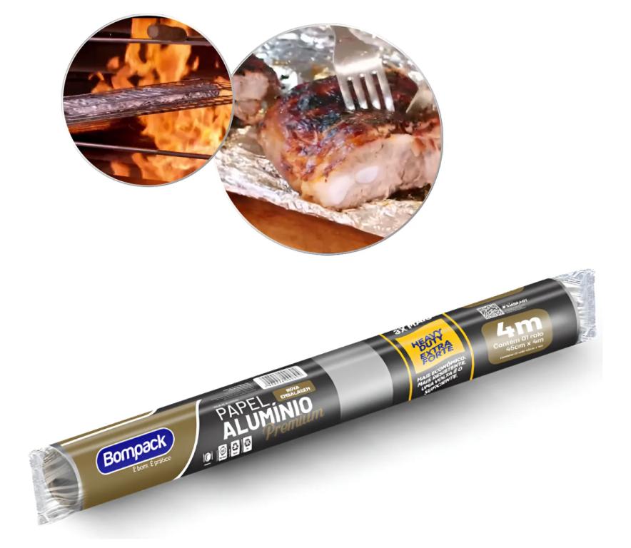 PAPEL ALUMININO BOMPACK 30X4MT