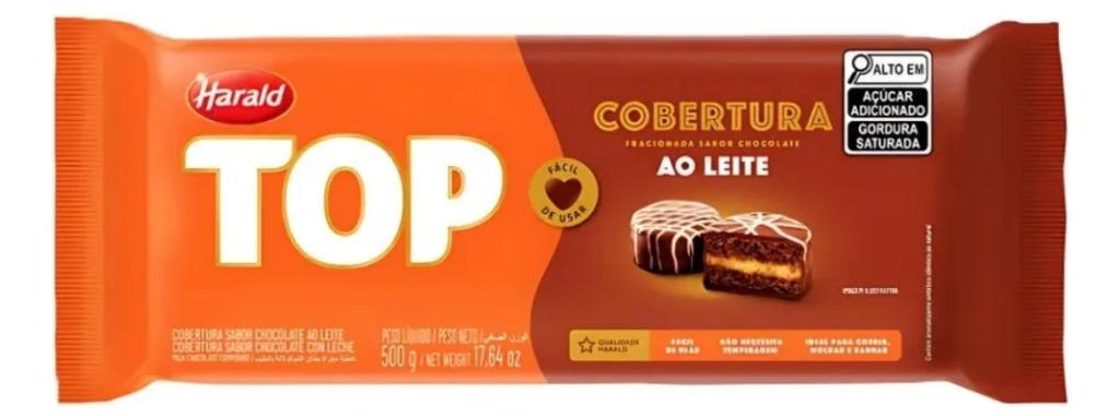 COBERTURA BARRA TOP AO LEITE 500G