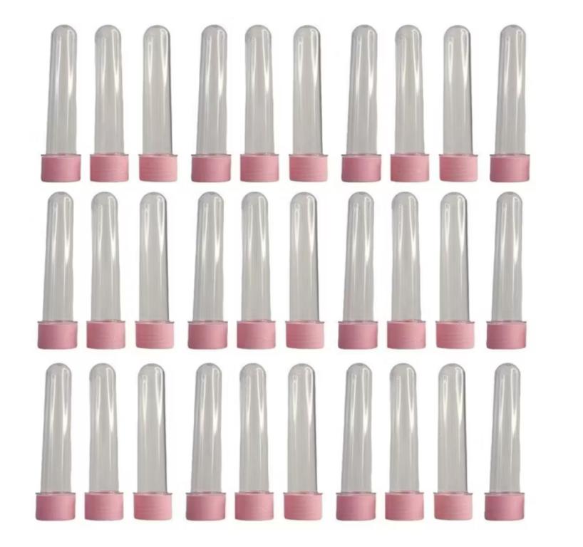 TUBETE 13CM ROSA BEBE C/10UN