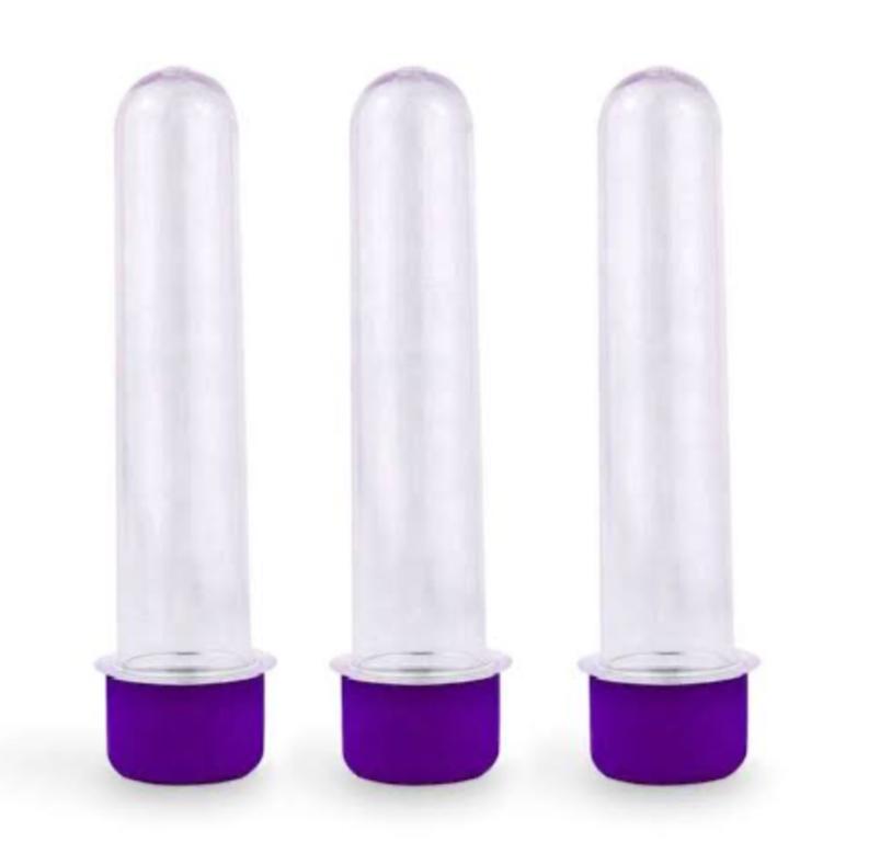 TUBETE 13CM ROXO C/10UN