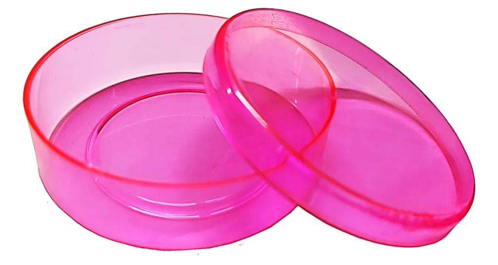 LATINHA ACRILICA ROSA NEON C/10UN