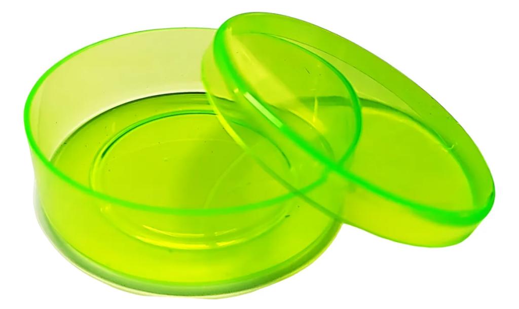 LATINHA ACRILICA VERDE NEON C/10UN